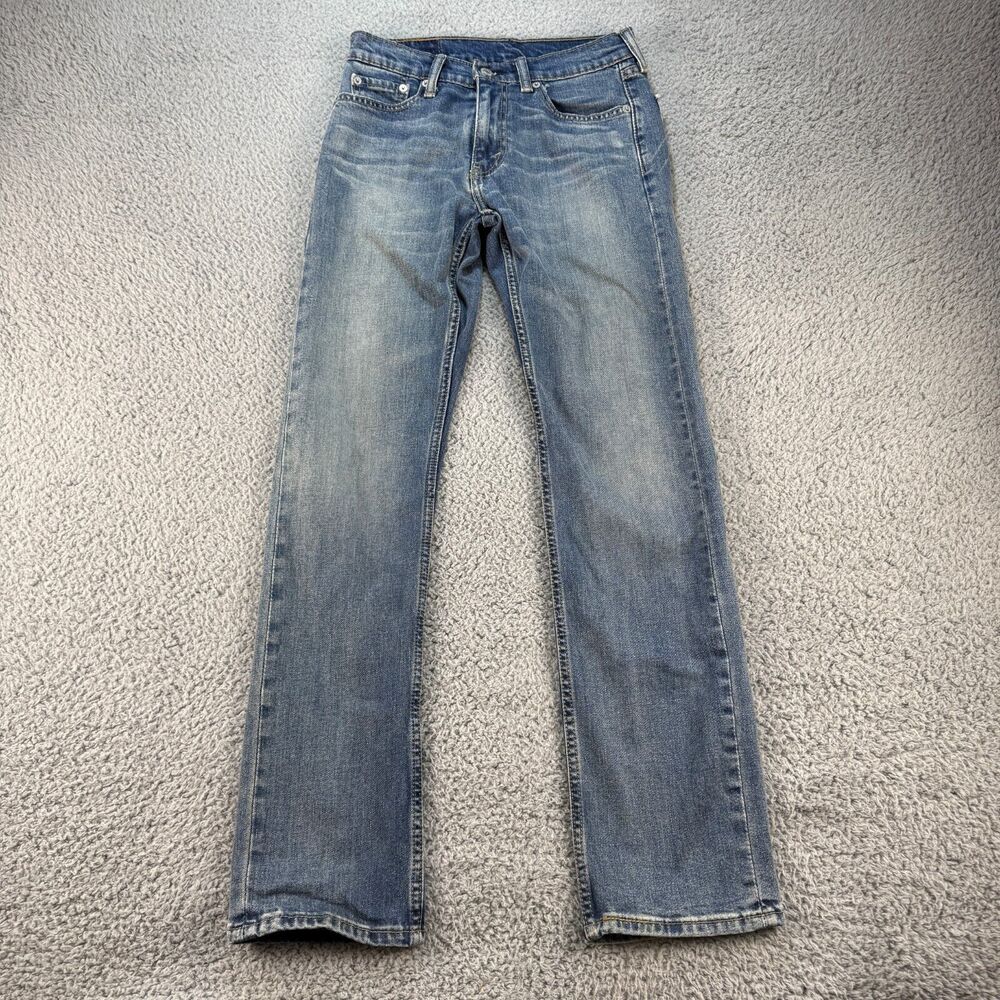 Levi's 513 Jeans Mens 28x31 (29x32 Tag) Blue Slim Fit Straight Medium Stretch